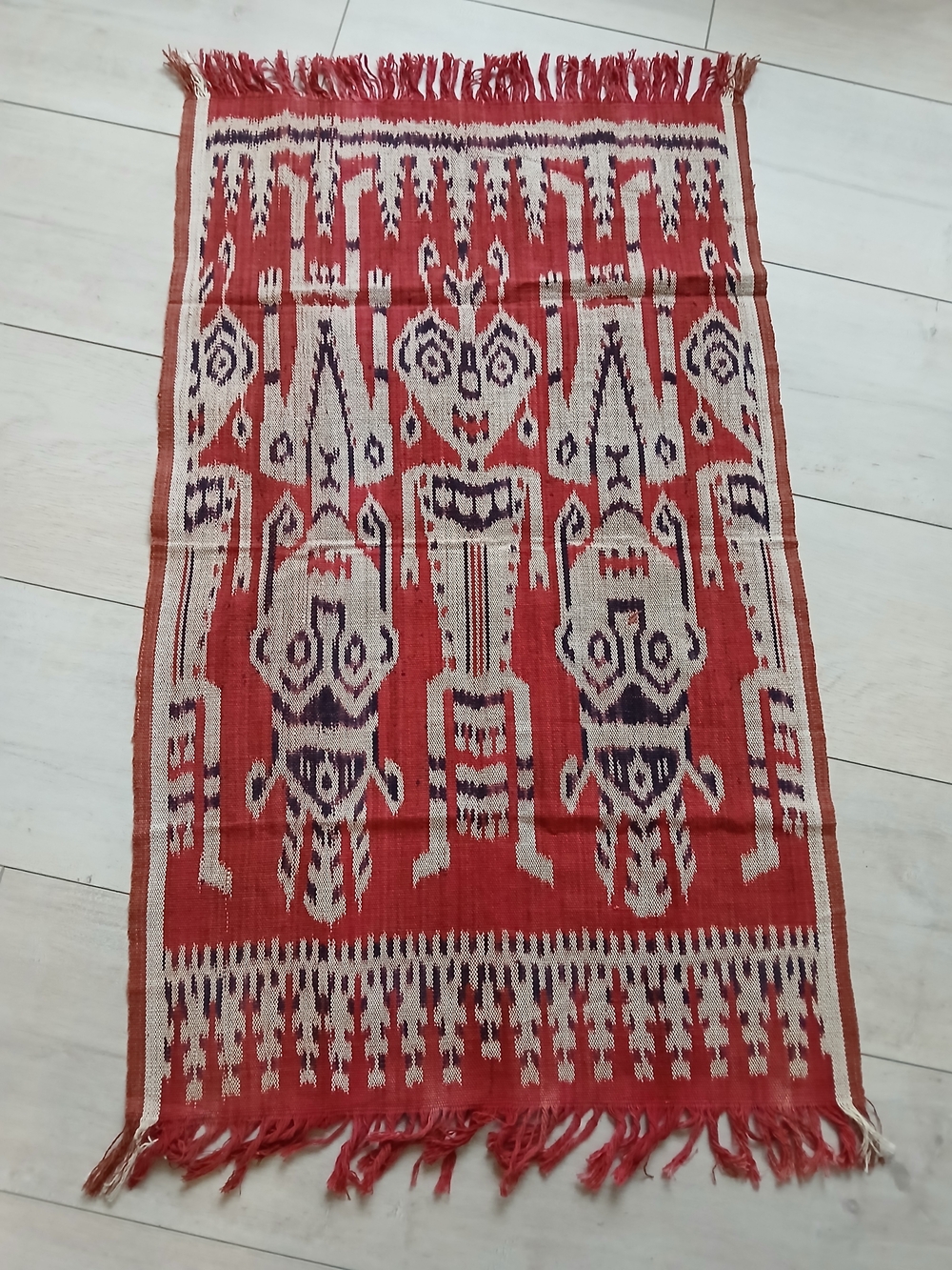Antique/ Vintage  Sumba Indonesian Ikat Weave Ceremonial Hanging, Rare, Mint